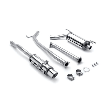 MagnaFlow [06-11 Civic] Street Series Cat-Back Exhaust System - Polished Stainless Steel - JDMuscleCat Back Exhaust Systemmag16687