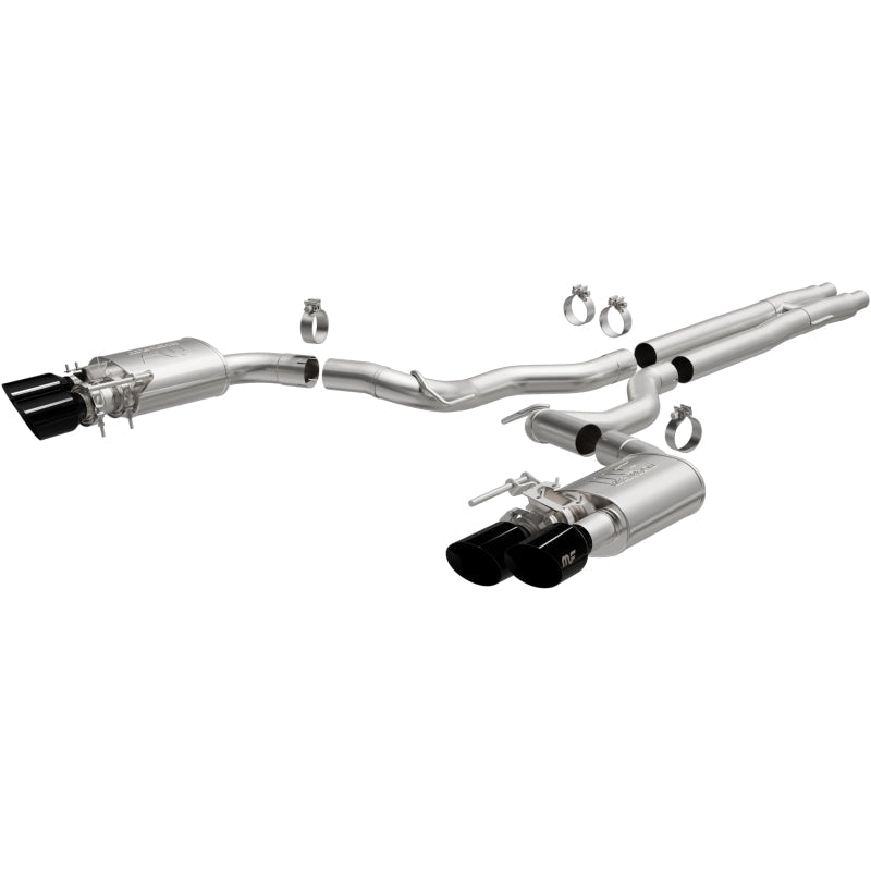 MagnaFlow 2024 Ford Mustang GT 5.0L Competition Series Cat - Back Exhaust System - JDMuscleShop the look 2mag19643