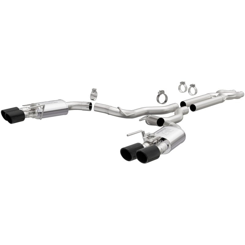 MagnaFlow Cat - Back 2016 Ford Mustang Shelby GT350/GT350R 5.2L V8 Carbon Fiber Tips - JDMuscleShop the look 2mag19299