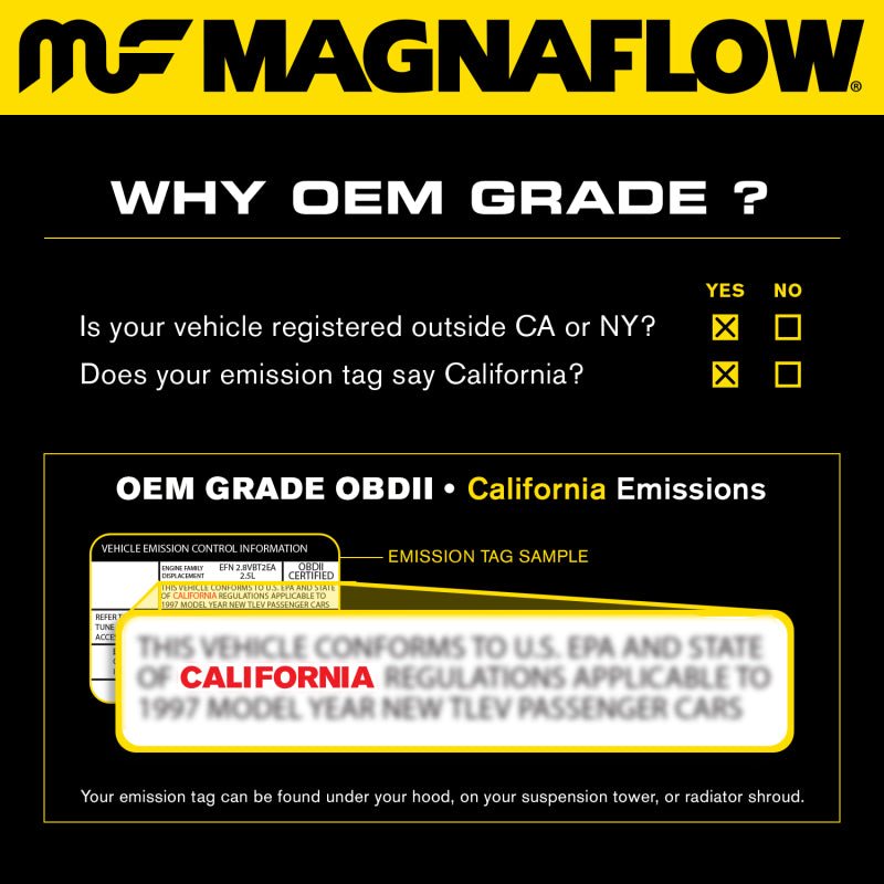 MagnaFlow Conv Direct Fit 16 - 17 Mazda CX - 3 L4 OEM Manifold - JDMuscleNon - Categorizedmag22-116