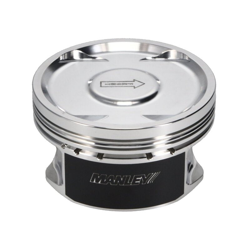 Manley Performance [04-12 WRX/STI] EJ257 Platinum Series Piston Set with Rings - 8.5:1 Dish, +0.020 in Bore - JDMusclePistons and Sleevesman612005C-4