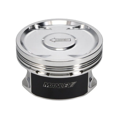 Manley Performance [04-12 WRX/STI] Platinum Series EJ257 Piston Set with Rings - 99.5 mm Standard Bore, 8.5:1 Dish - JDMusclePistons and Sleevesman612000C-4