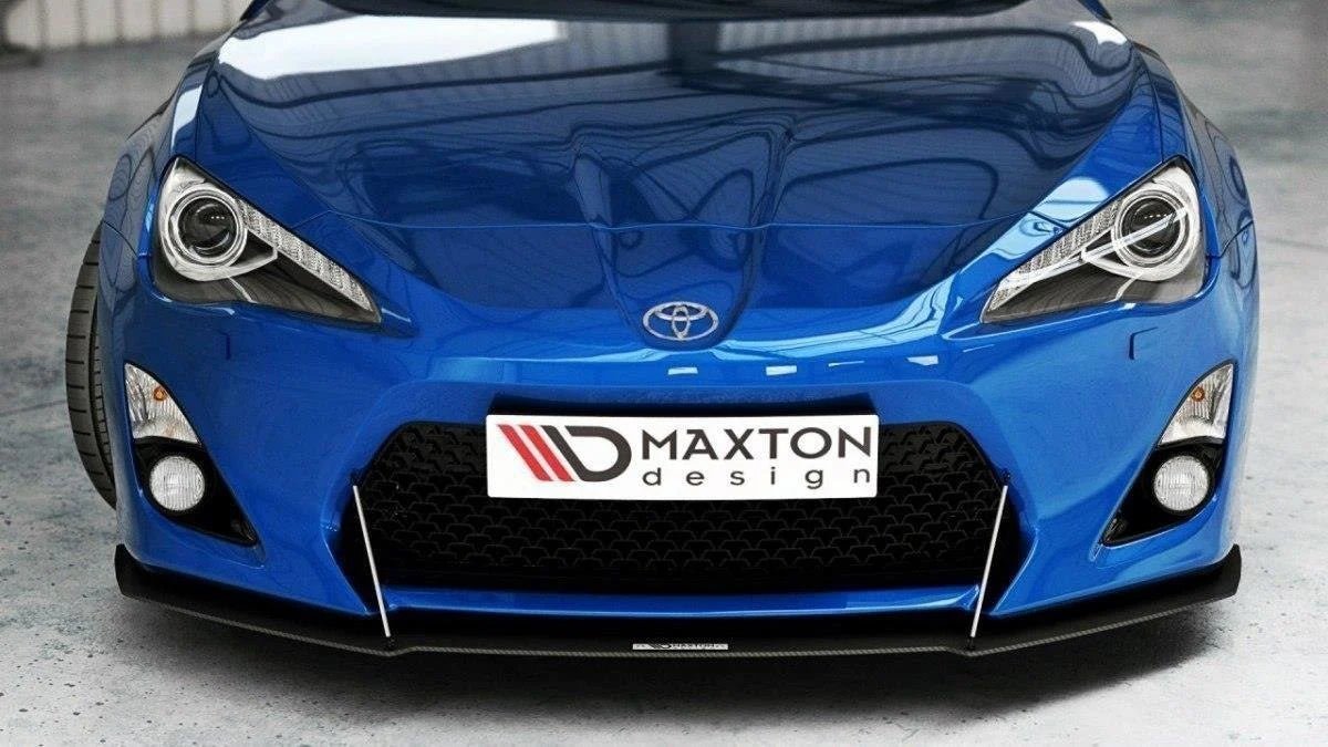Maxton Design [12 - 16 Toyota GT86] Front Racing Splitter - JDMuscleFront Wind SplitterTO-GT86-1-CNC-FD1A