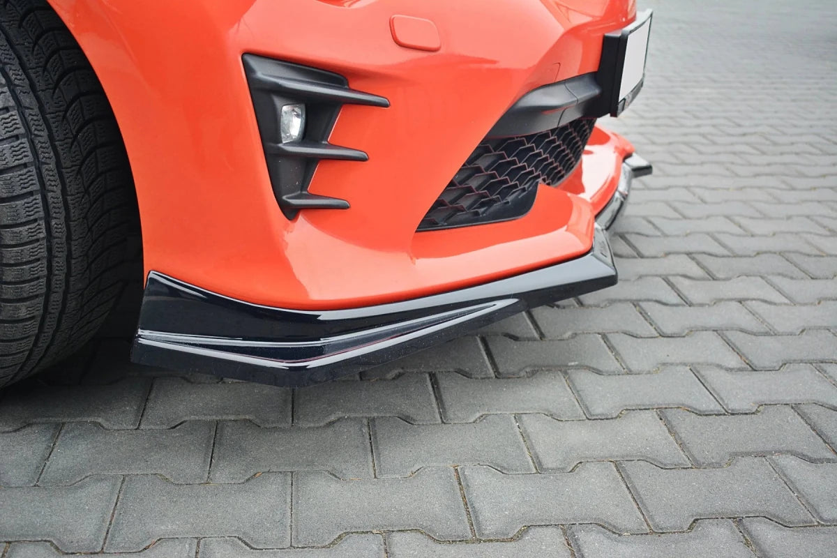 Maxton Design [17 - 20 Toyota GT86 Facelift] Front Splitter V.2 - GLOSS BLACK - JDMuscleFront LipsTO-GT86-1F-FD2G