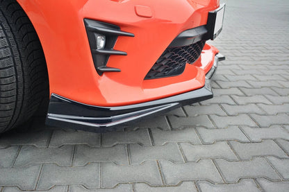 Maxton Design [17 - 20 Toyota GT86 Facelift] Front Splitter V.2 - GLOSS BLACK - JDMuscleFront LipsTO-GT86-1F-FD2G