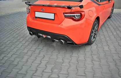 Maxton Design [17 - 20 Toyota GT86 Facelift] Rear Side Splitters V.1 - GLOSS BLACK - JDMuscleRear LipsTO-GT86-1F-RSD1G
