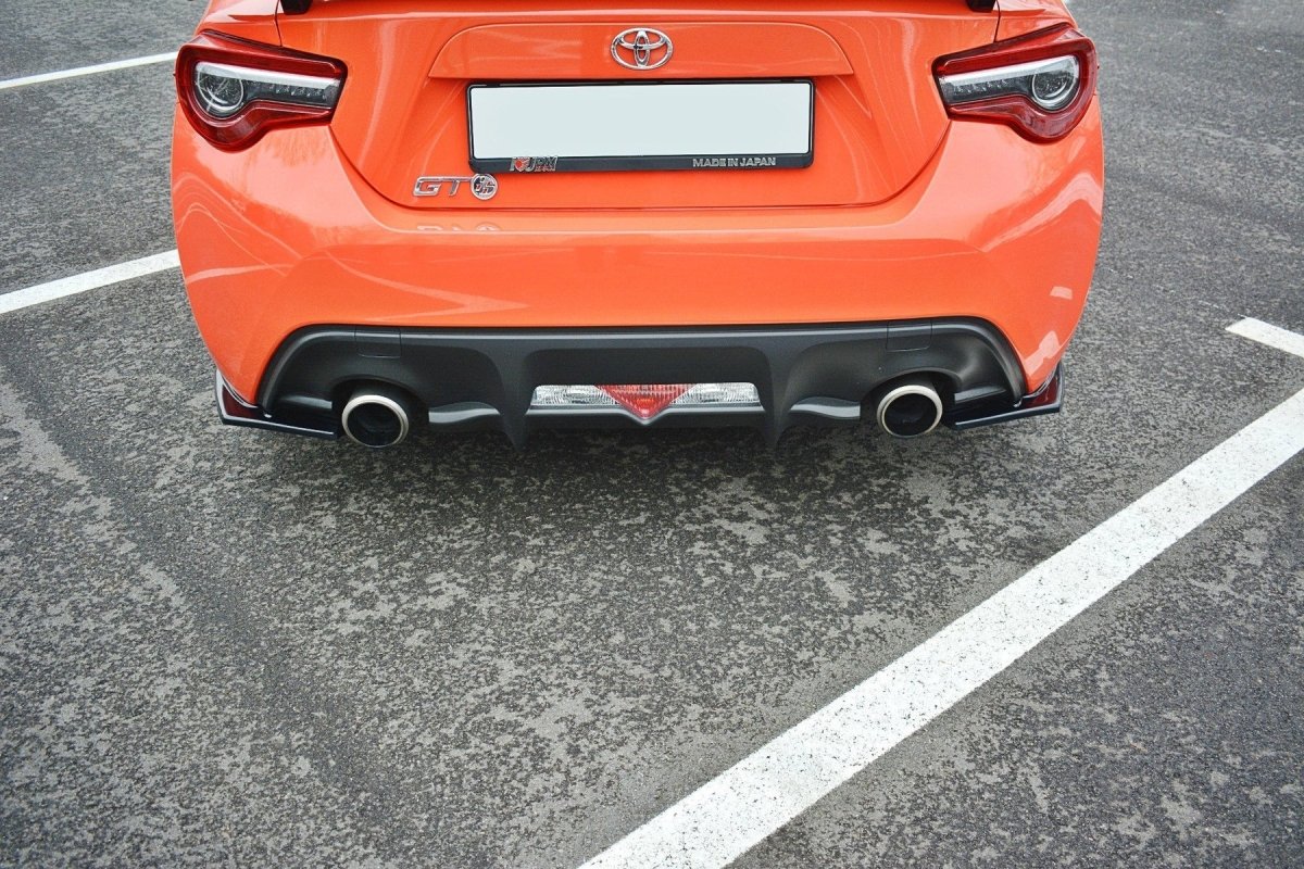 Maxton Design [17 - 20 Toyota GT86 Facelift] Rear Side Splitters V.1 - GLOSS BLACK - JDMuscleRear LipsTO-GT86-1F-RSD1G