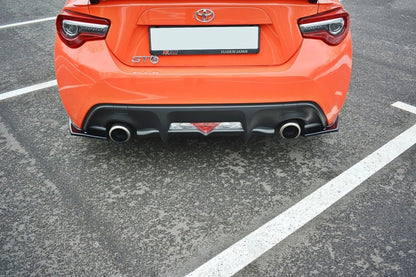 Maxton Design [17 - 20 Toyota GT86 Facelift] Rear Side Splitters V.1 - GLOSS BLACK - JDMuscleRear LipsTO-GT86-1F-RSD1G