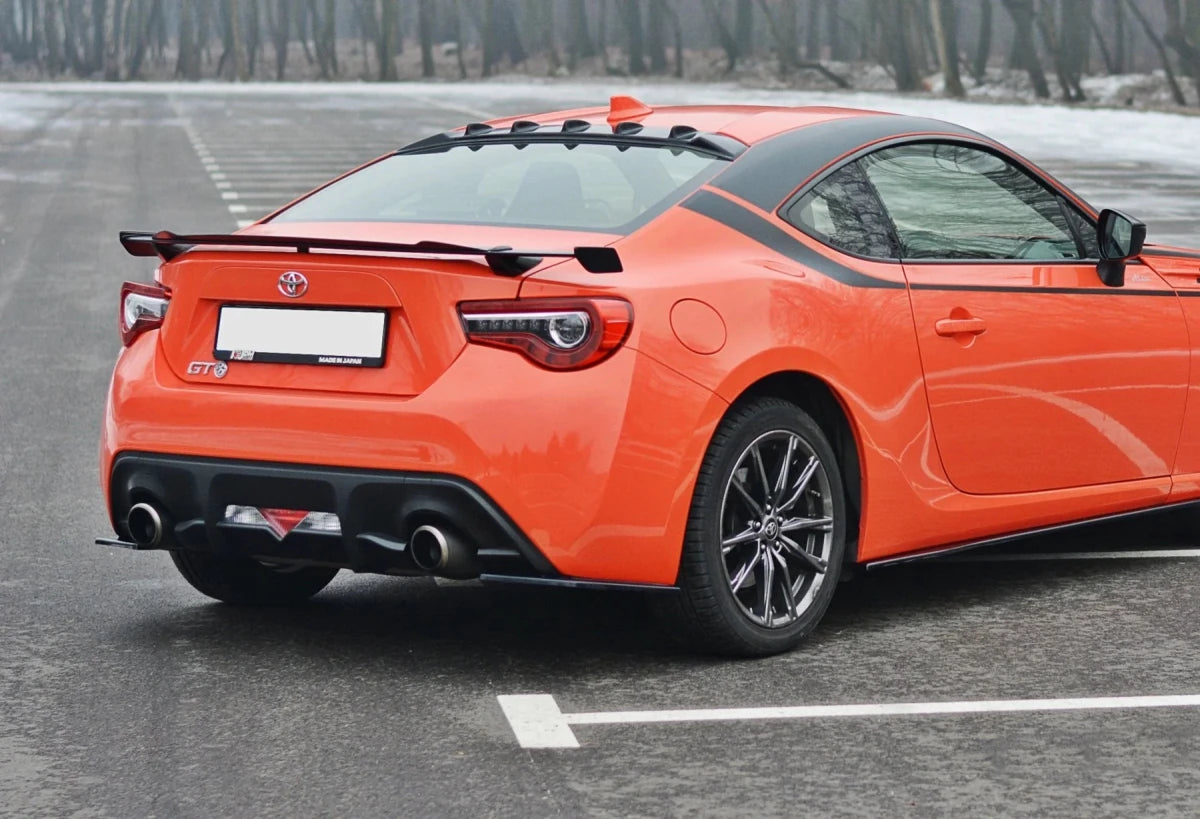 Maxton Design [17 - 20 Toyota GT86 Facelift] Rear Side Splitters V.1 - GLOSS BLACK - JDMuscleRear LipsTO-GT86-1F-RSD1G