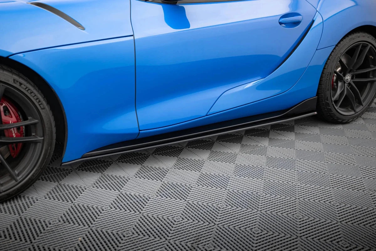 Maxton Design [19 - 26 Supra Mk5] Side Skirts Diffusers V.1 - GLOSS BLACK - JDMuscleSide SkirtsTO-SU-5-SD1G
