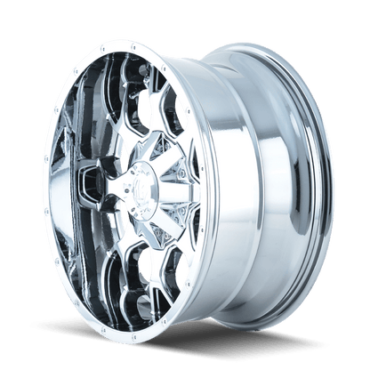 Mayhem 8015 Warrior 18x9 / 5x114.3 BP / 18mm Offset / 87mm Hub Chrome Wheel - JDMuscleSPK518448