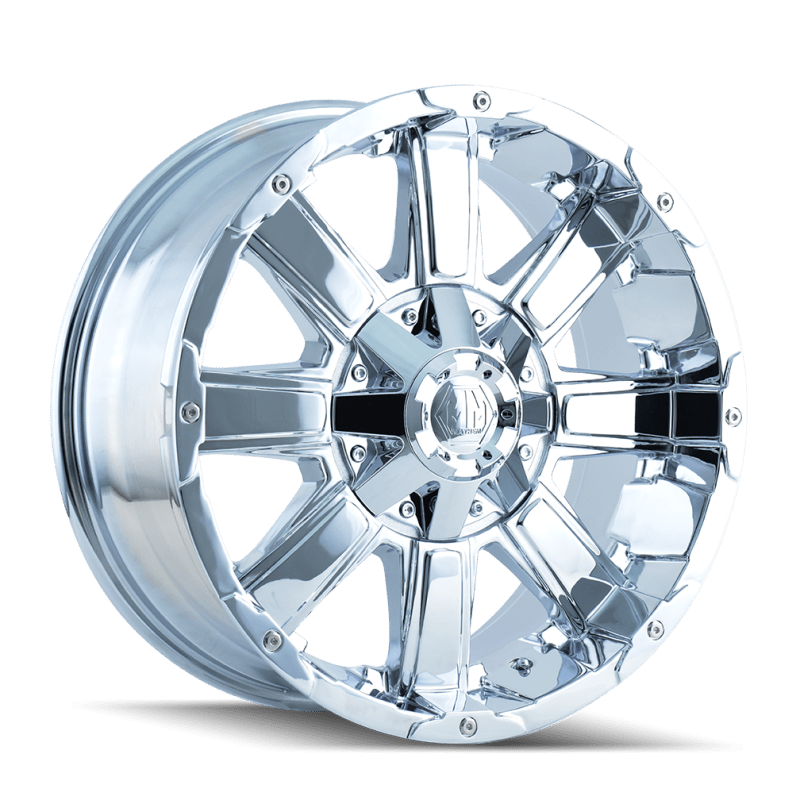 Mayhem 8030 Chaos 18x9 / 5x114.3 BP / 10mm Offset / 78.3mm Hub Chrome Wheel - JDMuscleSPK517355