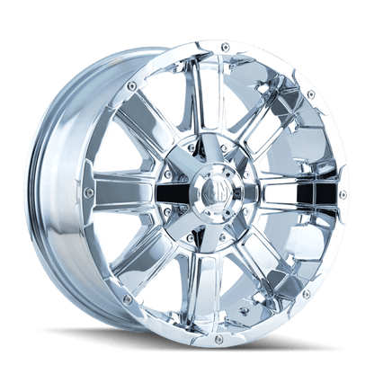 Mayhem 8030 Chaos 18x9 / 5x114.3 BP / 10mm Offset / 78.3mm Hub Chrome Wheel - JDMuscleSPK517355