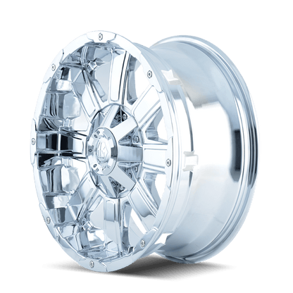 Mayhem 8030 Chaos 18x9 / 5x114.3 BP / - 12mm Offset / 78.3mm Hub Chrome Wheel - JDMuscleSPK517353