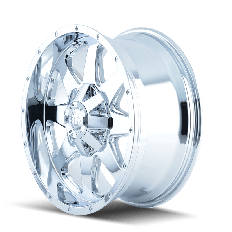 Mayhem 8040 Tank 17x9 / 5x114.3 BP / - 12mm Offset / 87mm Hub Chrome Wheel - JDMuscleSPK518110