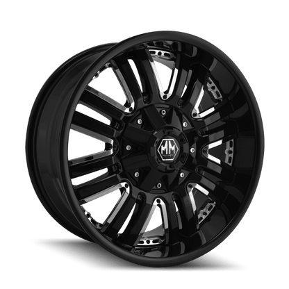 Mayhem 8070 Assault 18x9 / 5x114.3 BP / 18mm Offset / 87mm Hub Black Wheel - JDMuscleSPK517257