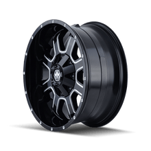 Mayhem 8103 Fierce 17x9 / 5x114.3 BP / - 12mm Offset / 87mm Hub Black w/ Milled Spokes Wheel - JDMuscleSPK517660