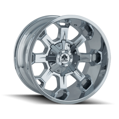 Mayhem 8105 Combat 17x9 / 5x114.3 BP / - 12mm Offset / 87mm Hub Chrome Wheel - JDMuscleSPK517516