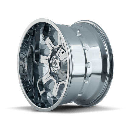 Mayhem 8105 Combat 18x9 / 5x114.3 BP / 18mm Offset / 87mm Hub Chrome Wheel - JDMuscleSPK517525