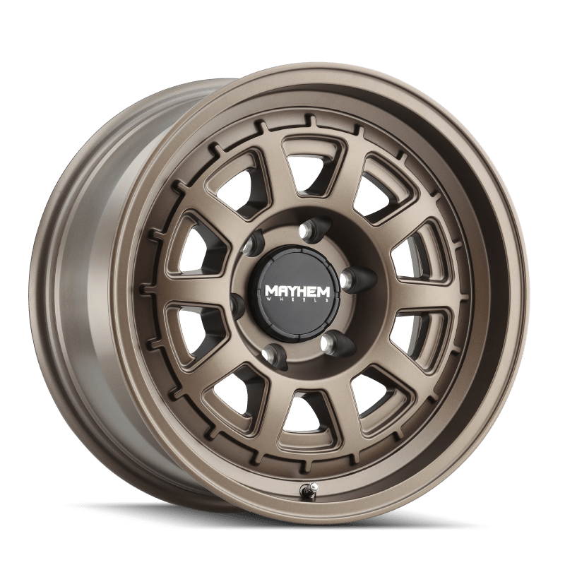 Mayhem 8303 Voyager 15x7 / 5x114.3 BP / 15mm Offset / 72.6mm Hub Dark Bronze Wheel - JDMuscleSPK518221