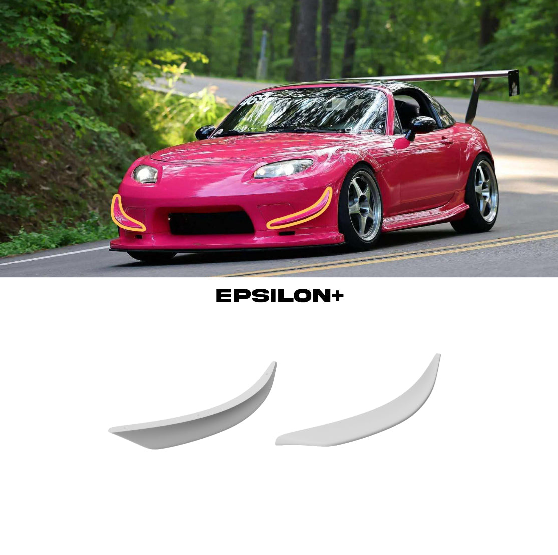 Epsilon+ [05-15 Mazda MX-5 Miata NC] Canards
