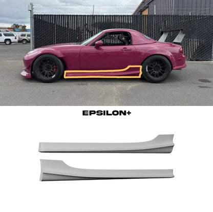 Epsilon+ [05-15 Mazda MX-5 Miata NC]  Side Skirts