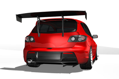 Epsilon+ [04-09 Mazdaspeed3 Gen1 BK] Diffuser V1+