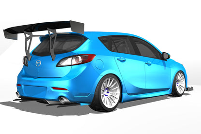 Epsilon+ [10-13 Mazda Mazdaspeed 3 BL] Diffuser V1+