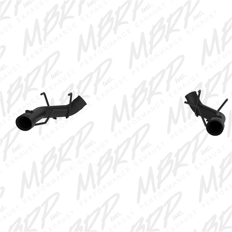 MBRP [11 - 14 Mustang GT] 3in Dual Axle Back Muffler Delete - Black | S7203BLK - JDMuscleExit DeletesmbrpS7203BLK