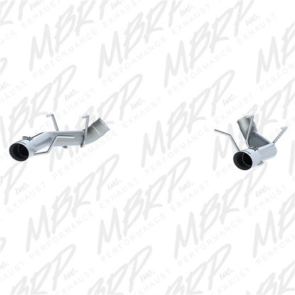 MBRP [11 - 14 Mustang GT] 3in Dual Axle Back Muffler Delete - T304 | S7203304 - JDMuscleExit DeletesmbrpS7203304