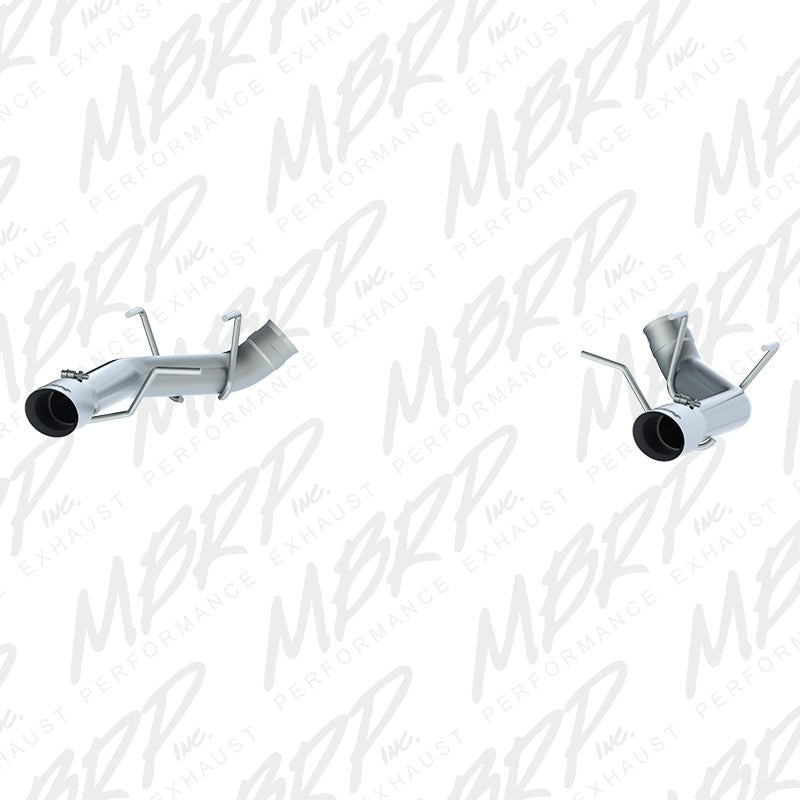 MBRP [11 - 14 Mustang GT] 3in Dual Axle Back Muffler Delete - T304 | S7203304 - JDMuscleExit DeletesmbrpS7203304