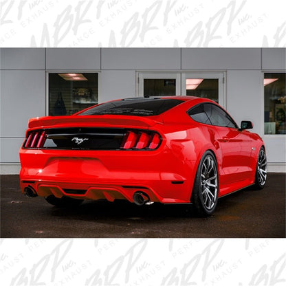 MBRP [15 - 18 Mustang] EcoBoost 2.3L Alum 3in Cat Back Dual Split Rear Exit - Street Version | S7274AL - JDMuscleExhaust ExitsmbrpS7274AL