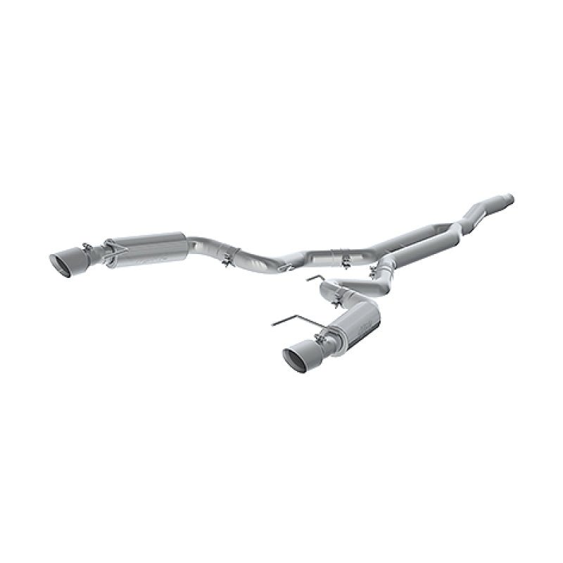 MBRP [15 - 19 Mustang] EcoBoost 2.3L Alum 3in Cat Back Dual Split Rear Exit - Race Version | S7275AL - JDMuscleExhaust ExitsmbrpS7275AL