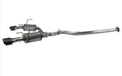 MBRP [15 - 21 WRX/STI] 3inch Cat Back Dual Split Rear Exit T304 with Carbon Fiber Tips Street version | S48003CF - JDMuscleCat Back Exhaust SystemMBRS48003CF