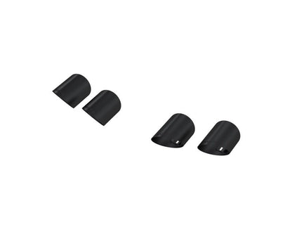 MBRP [15 - 24 Ford Mustang] T304 SS 4in OD / 6.5in Length Quad Tip Cover Kit - Black Tip | T5198BLK - JDMuscleExhaust Tips and SilencersmbrpT5198BLK