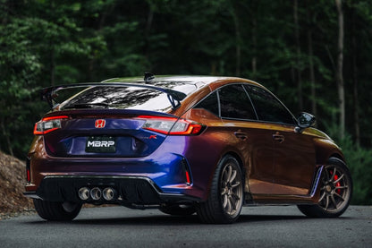 MBRP 2023+ Civic Type - R FL5 Triple Center Exhaust w/ Burnt End Tips | MBRS49023BE - JDMuscleCat Back Exhaust SystemMBRS49023BE