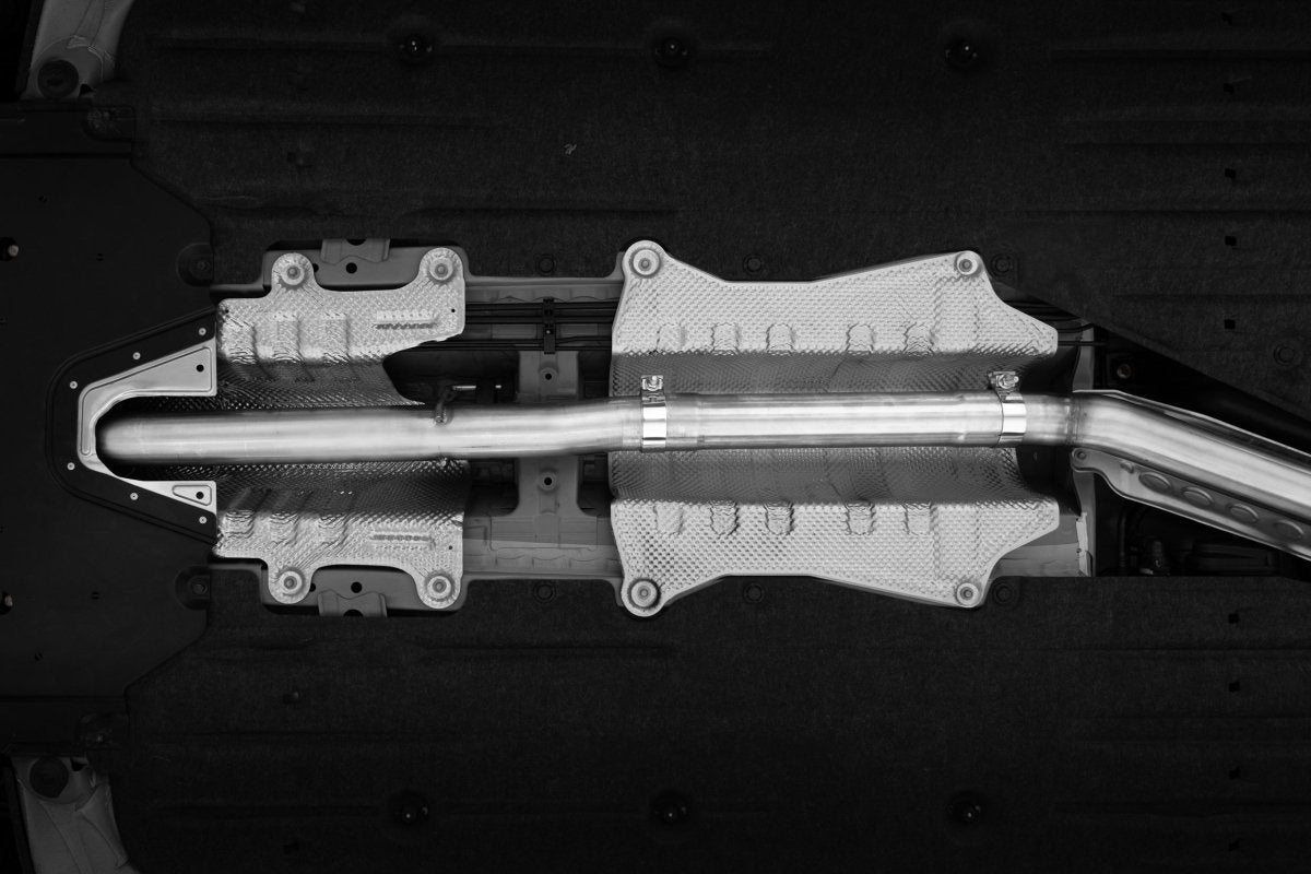 MBRP 2023+ Civic Type - R FL5 Triple Center Exhaust w/ Carbon Tips | MBRS49023CF - JDMuscleCat Back Exhaust SystemMBRS49023CF