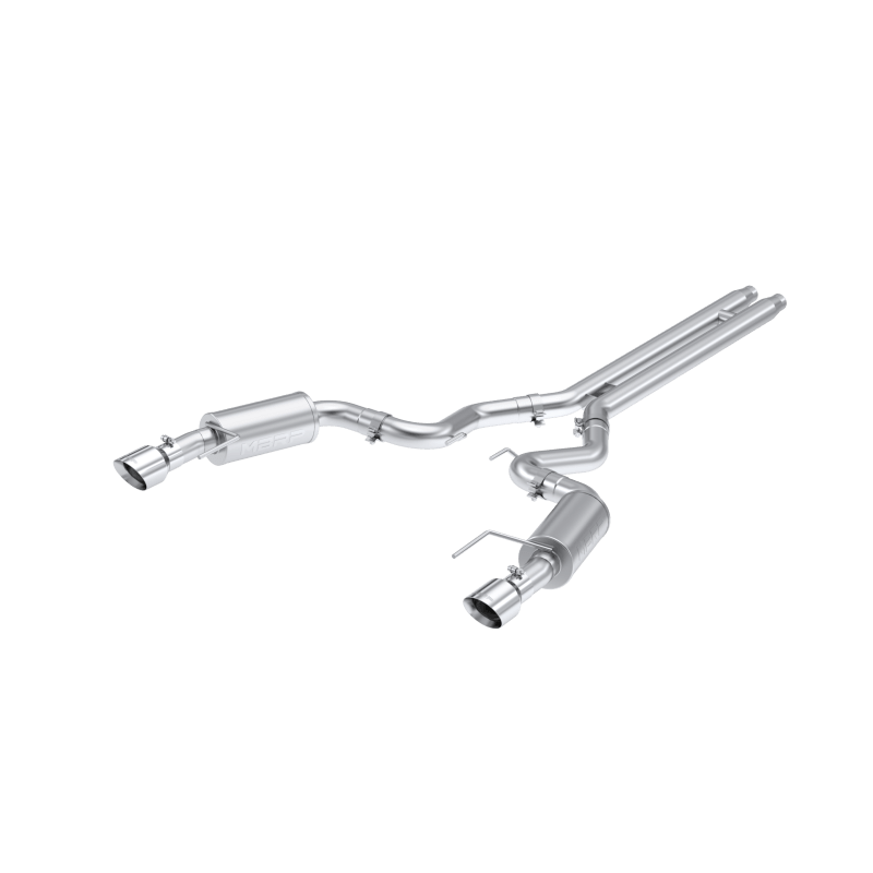 MBRP [2024 Mustang GT] S650, 5.0 Aluminized Steel 3in Cat - Back Dual Split Rear - Street | S7251AL - JDMuscleCat Back Exhaust SystemmbrpS7251AL