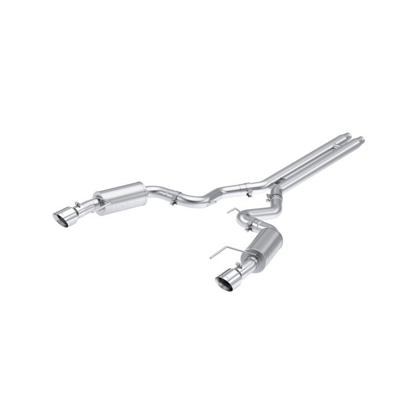 MBRP [2024 Mustang GT] S650, 5.0 Aluminized Steel 3in Cat - Back Dual Split Rear - Street | S7251AL - JDMuscleCat Back Exhaust SystemmbrpS7251AL