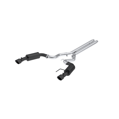 MBRP [2024 Mustang GT] S650, 5.0L 3in Cat - Back Dual Split Rear, Black - Coated - street | mbrpS7251BLK - JDMuscleCat Back Exhaust SystemmbrpS7251BLK