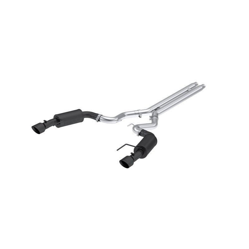MBRP [2024 Mustang GT] S650, 5.0L 3in Cat - Back Dual Split Rear, Black - Coated - street | mbrpS7251BLK - JDMuscleCat Back Exhaust SystemmbrpS7251BLK