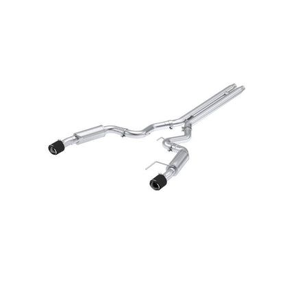 MBRP [2024 Mustang GT S650, 5.0L] Cat - Back Dual Split Rear with Carbon Fiber Tips, Race Version - JDMuscleCat Back Exhaust SystemmbrpS72533CF