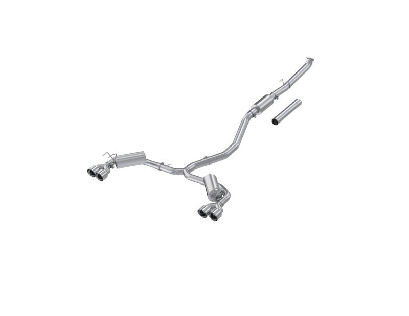 MBRP 22 - 24 Honda Civic/Sport Touring 1.5L 3in Cat - Back 2.5in Dual Split Rear w/ Quad Tips - AL - JDMuscleCat Back Exhaust SystemmbrpS4906AL
