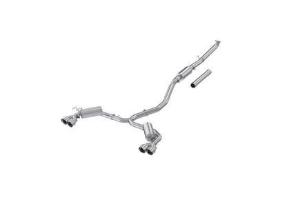 MBRP 22 - 24 Honda Civic/Sport Touring 1.5L 3in Cat - Back 2.5in Dual Split Rear w/ Quad Tips - AL - JDMuscleCat Back Exhaust SystemmbrpS4906AL