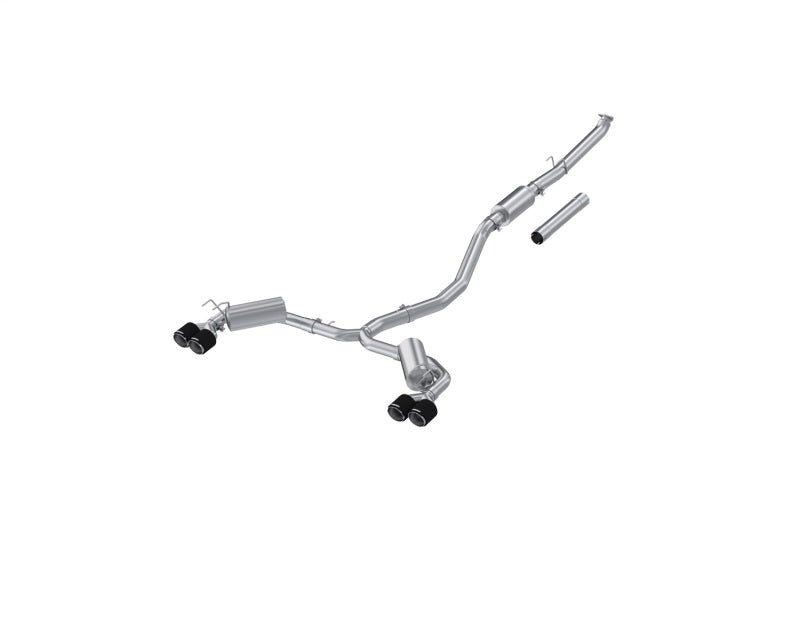 MBRP 22 - 24 Honda Civic/Sport Touring 1.5L T304 SS Cat - Back Exhaust 2.5in Dual Split Rear w/ CF Tips - JDMuscleCat Back Exhaust SystemmbrpS49063CF