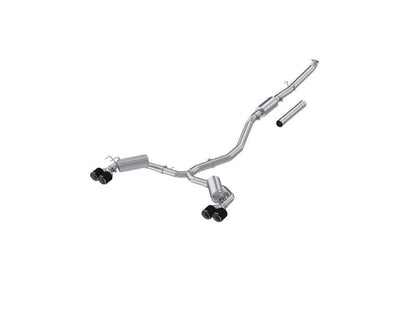 MBRP 22 - 24 Honda Civic/Sport Touring 1.5L T304 SS Cat - Back Exhaust 2.5in Dual Split Rear w/ CF Tips - JDMuscleCat Back Exhaust SystemmbrpS49063CF