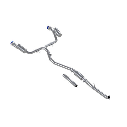 MBRP [22-25 Civic] [23-25 Integra] Armor Pro Cat-Back Exhaust - 3-Inch T304 Stainless Steel, Dual Split Rear, Burnt Tips - JDMuscleCat Back Exhaust SystemmbrpS49033BE