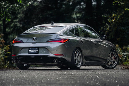 MBRP [22-25 Civic] [23-25 Integra] Armor Pro Cat-Back Exhaust - 3-Inch T304 Stainless Steel, Dual Split Rear, Burnt Tips - JDMuscleCat Back Exhaust SystemmbrpS49033BE