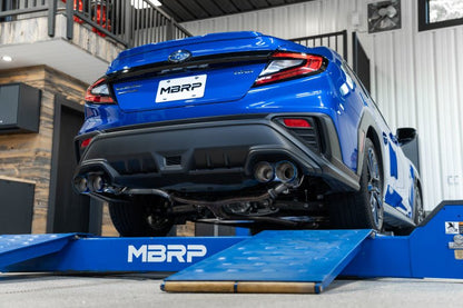 MBRP [22 - 26 WRX] 2.5in Dual Split Rear Exit w/ Quad BE Tips - T304 | S48103BE - JDMuscleAxle Back ExhaustsmbrpS48103BE