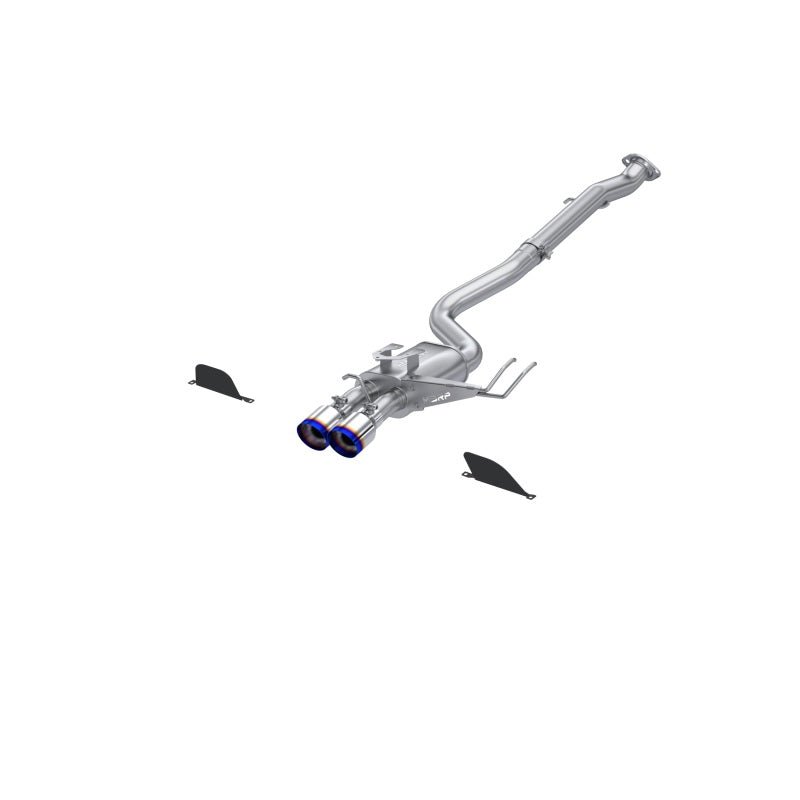 MBRP [23 - 25 Toyota Corolla GR 1.6L] T304 SS 3in Cat - Back Dual Center Rear w/ Burnt End Tips | S43033BE - JDMuscleCat Back Exhaust SystemmbrpS43033BE